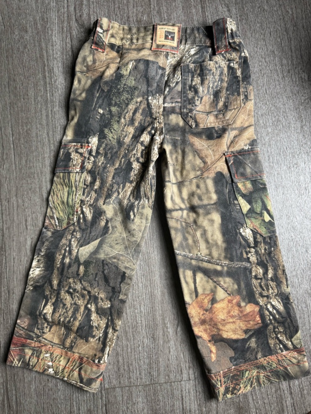 RedHead Kids Camo Cargo Jeans - Brown Green Black